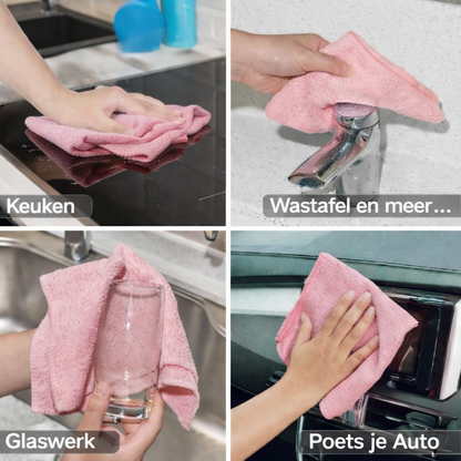 ReWipe™ - Herbruikbare microvezel doekjes