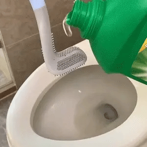 Siliconen Toiletborstel - Slim Ontwerp Voor Een Fris Toilet